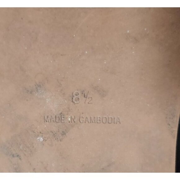 Madewell The Louisa Mule Black Leather Sleek Slip-Ons minimalist size 8.5 - Picture 10 of 11